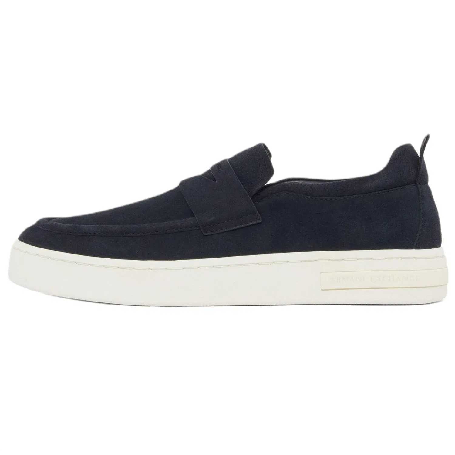 Полуботинки Casual Leather Navy Blue ARMANI EXCHANGE