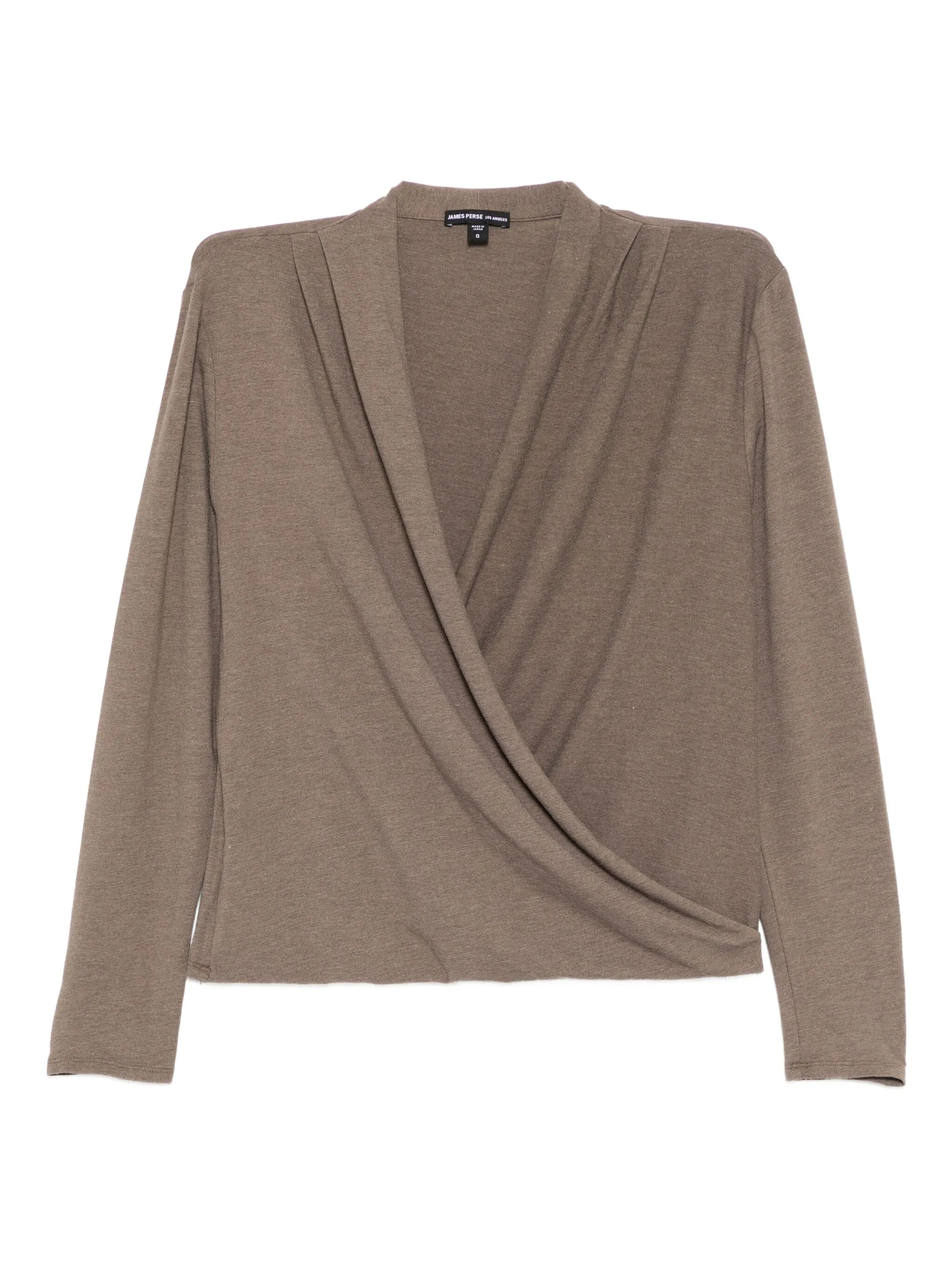 

Меланжевый топ James Perse, коричневый