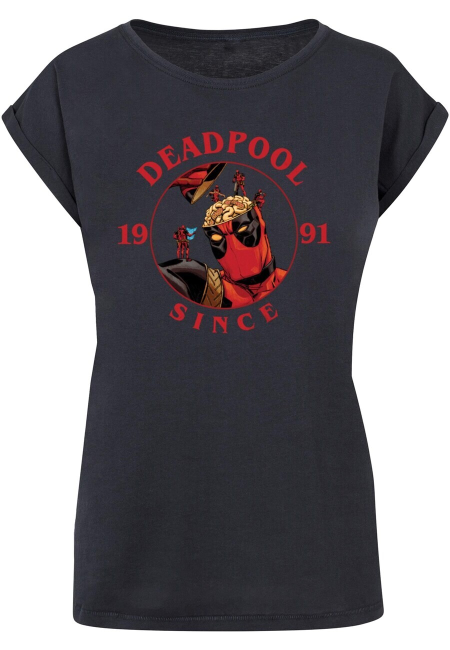

Футболка ABSOLUTE CULT Shirt Deadpool - Brain Damage, темно-синий