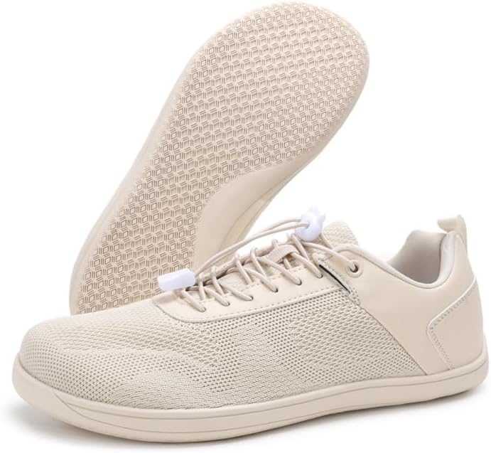 

Мужские кроссовки для бега, прогулок и походов. Легкие дышащие спортивные туфли с мягкой подошвой для скалолазания, ходьбы, занятий в спортзале и повседневной носки Qacksv, бежевый