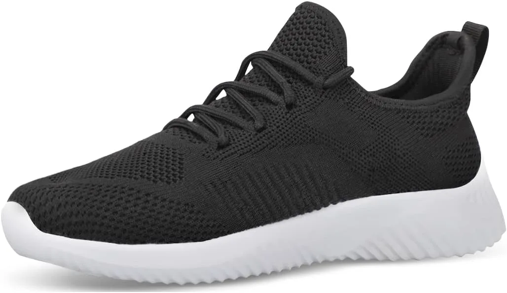 

Кроссовки Flysocks для мужчин с легкой посадкой, нескользящие рабочие туфли, легкие дышащие сетчатые кроссовки для повседневной носки, тенниса, бега и ходьбы, черный