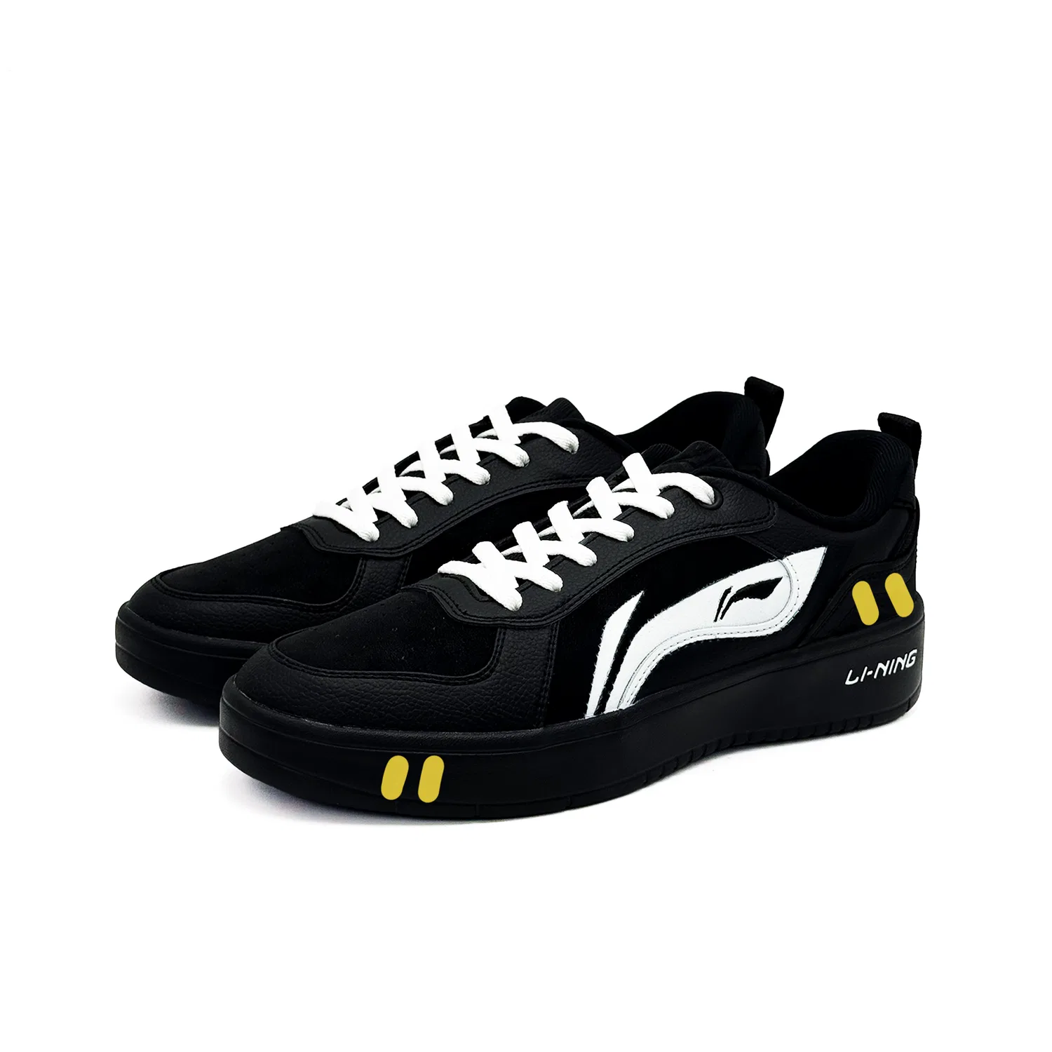 Кроссовки скейтбордические Li-Ning Black White — фото 4