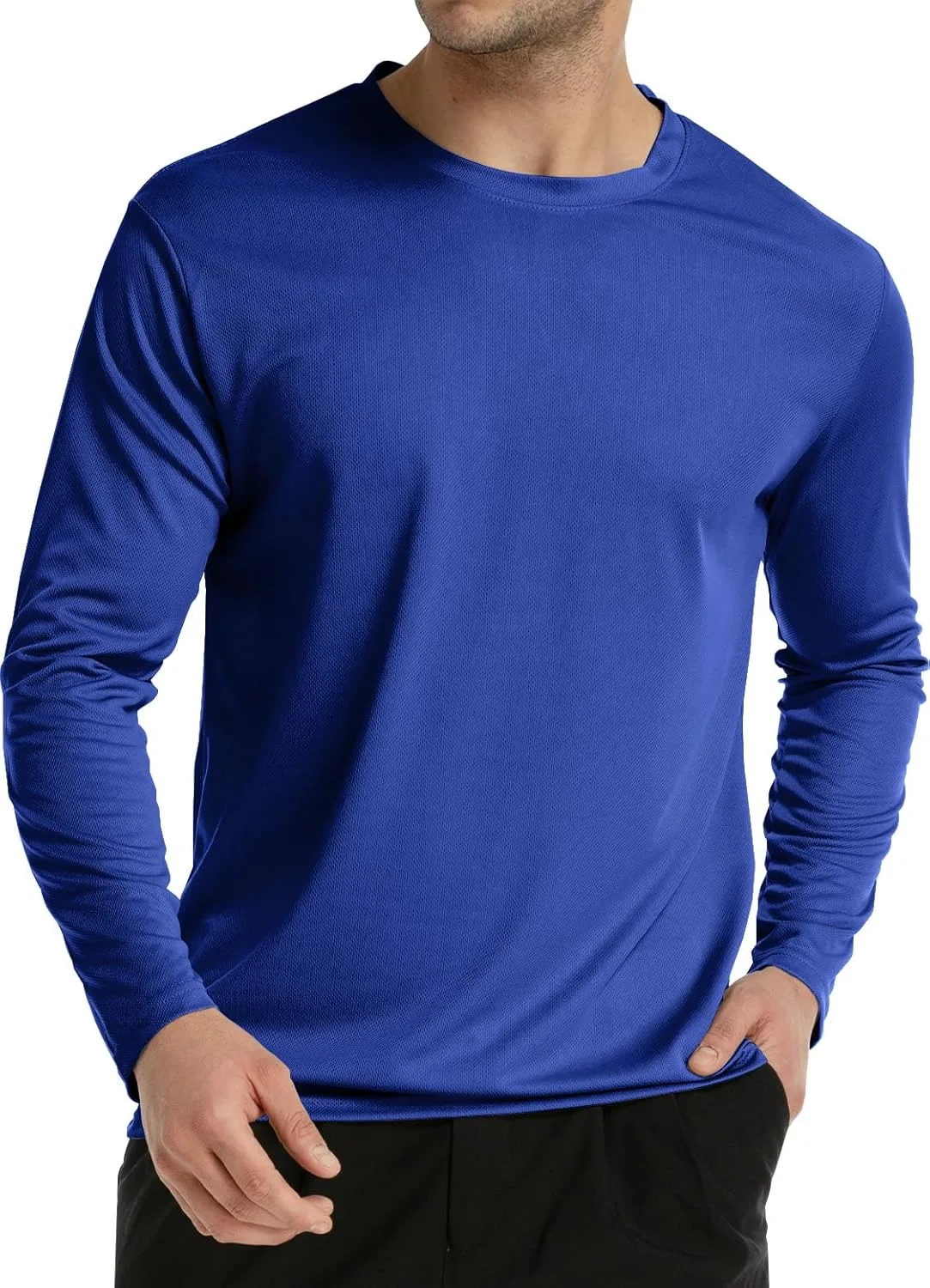 

Мужская футболка с длинным рукавом Dri Fit UPF 50+ для тренировок Tmeefee