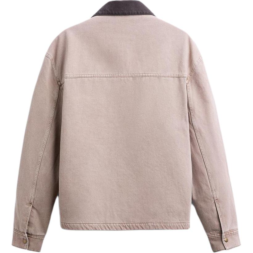 Куртка пальто мужская светло-коричневая желтая ZARA — фото 3