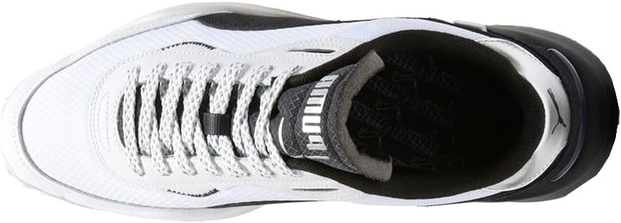 Мужские кроссовки PUMA Style Rider Zinc на шнуровке, повседневные - белые — фото 4