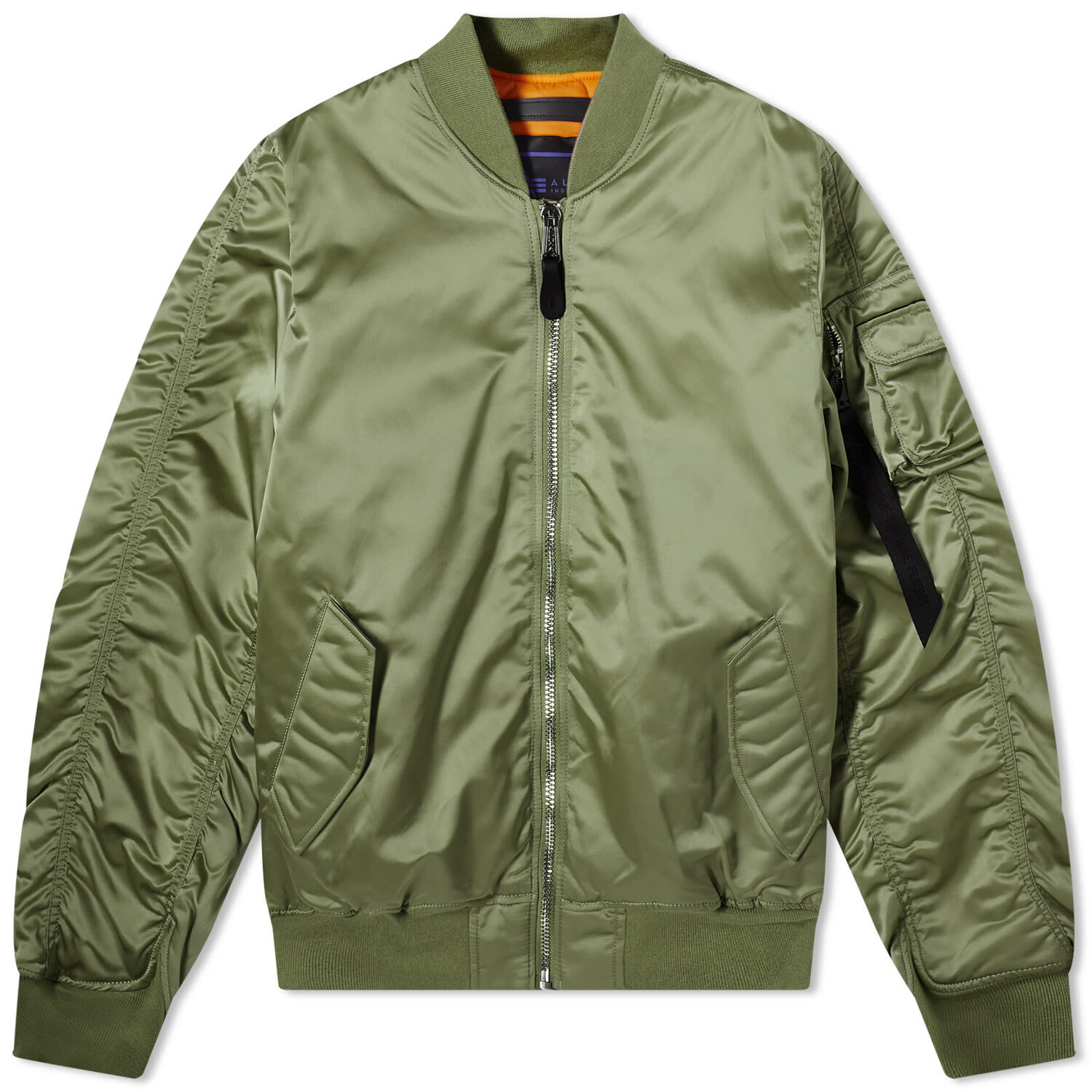 

Куртка бомбер Alpha Industries Uv Ma-1, цвет Sage