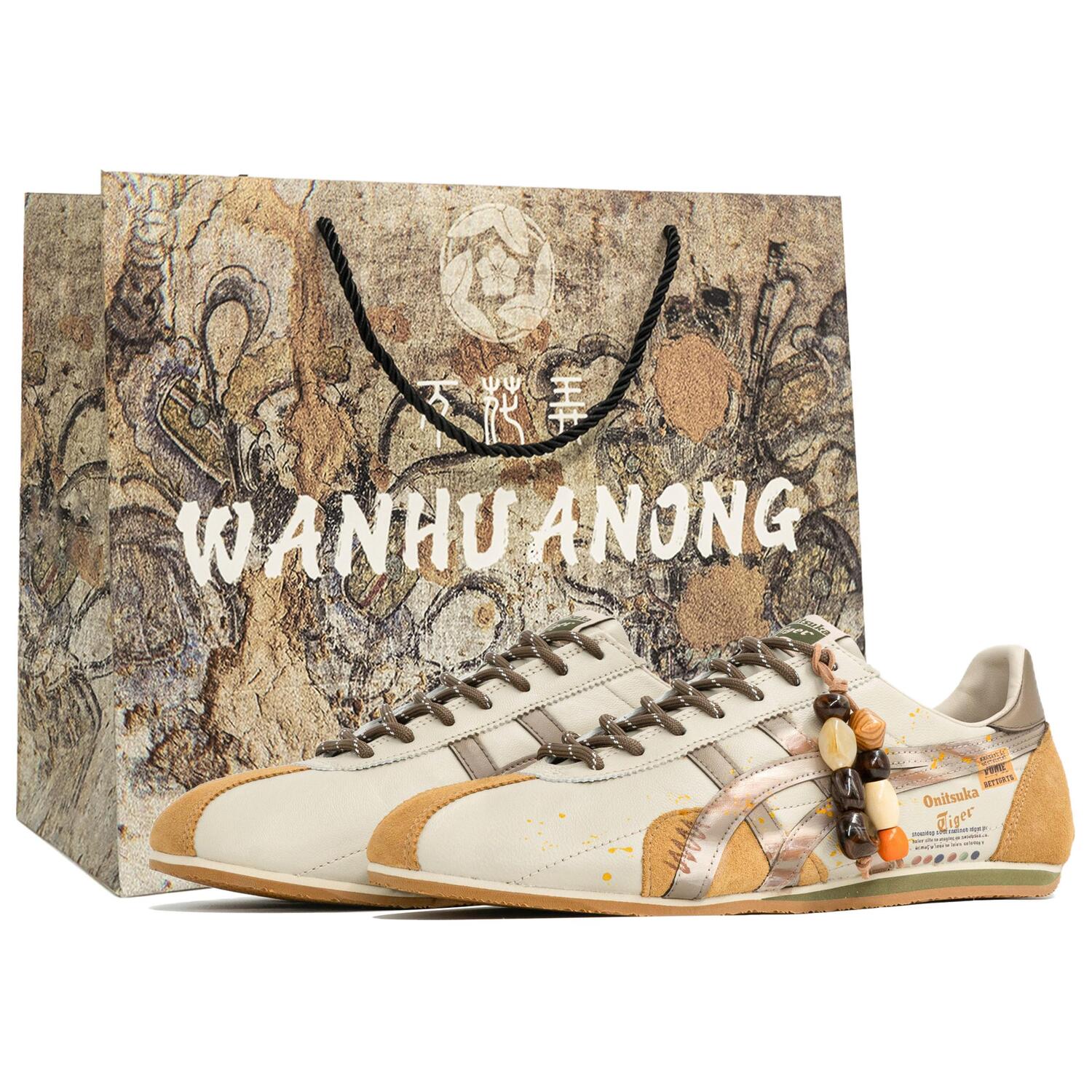 

Onitsuka Tiger Runspark устойчивые к истиранию низкие кроссовки унисекс orange yellow