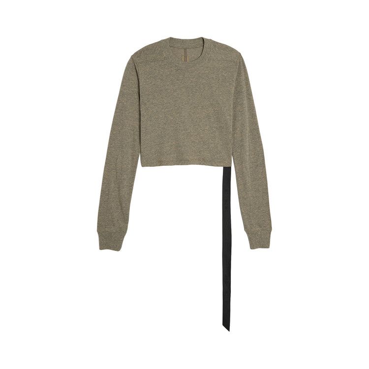 

Футболка Rick Owens DRKSHDW Long-Sleeve Cropped Small Level T-Shirt, Melange Grey