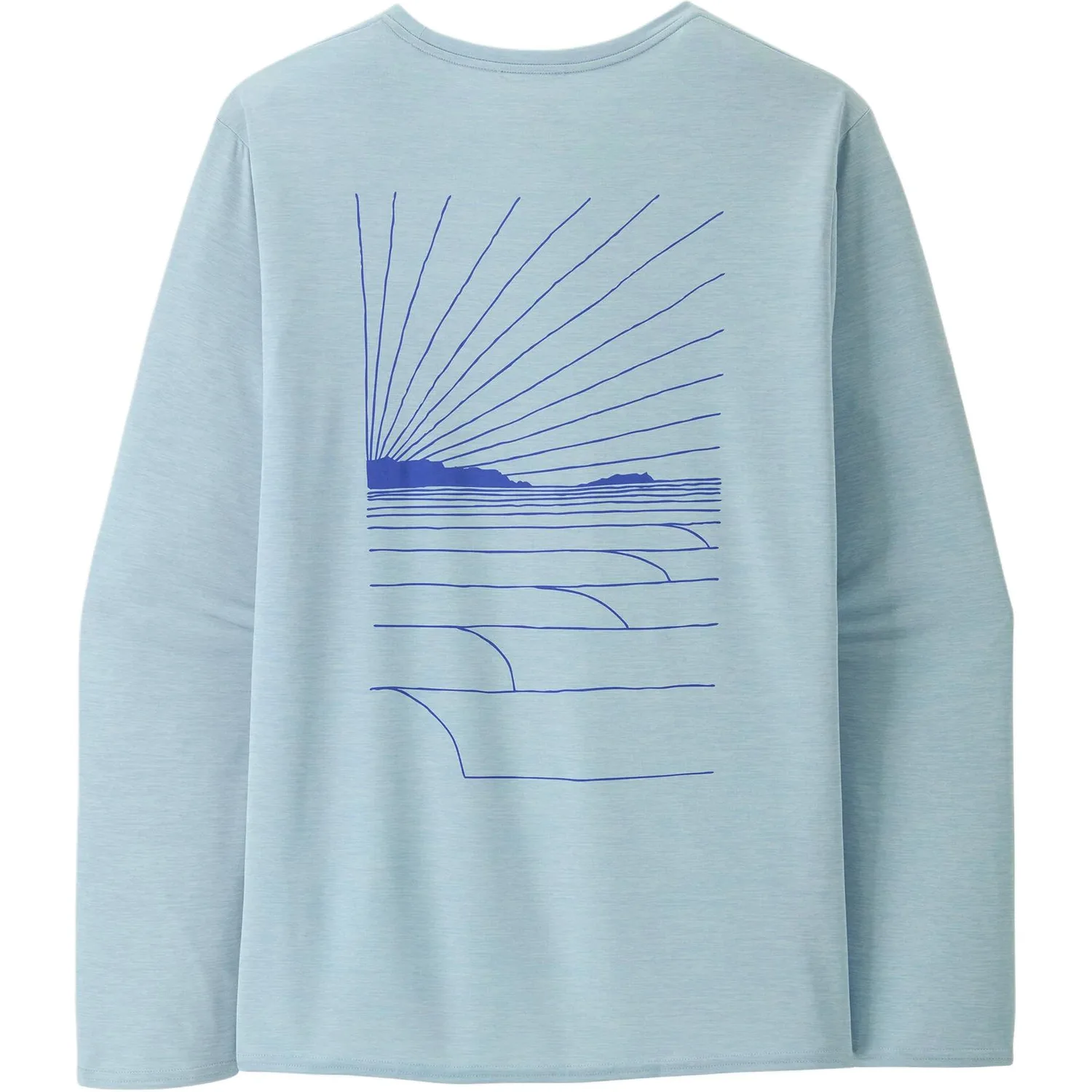 Футболка мужская быстросохнущая Patagonia, Fleck Blue/WRFL