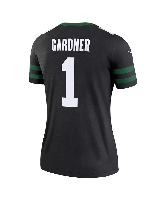 Женская майка Ahmad Sauce Gardner Black New York Jets Legend Nike — фото 3