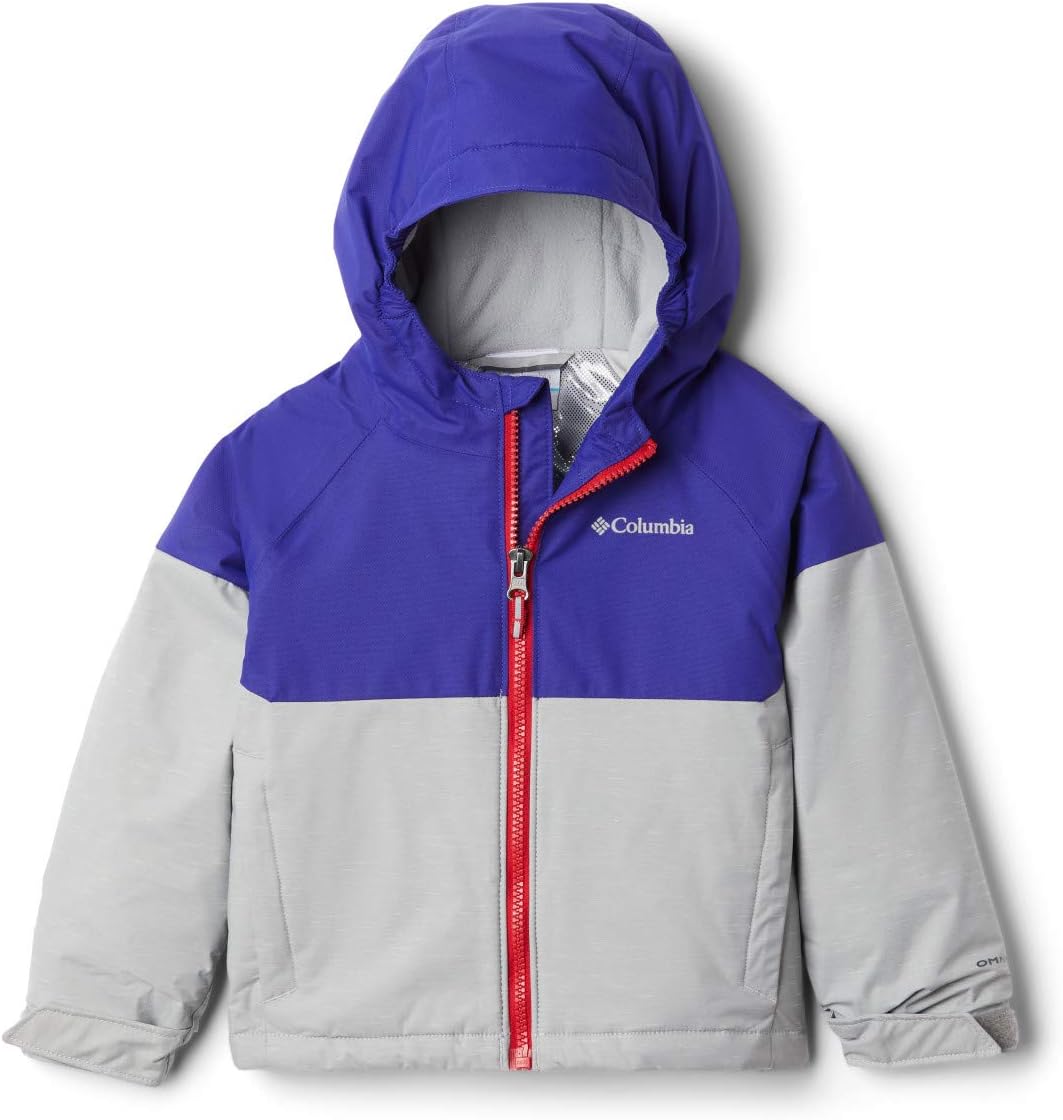 Куртка Columbia boys Alpine Action ii, Columbia Grey Heather/Purple Quartz — фото 4