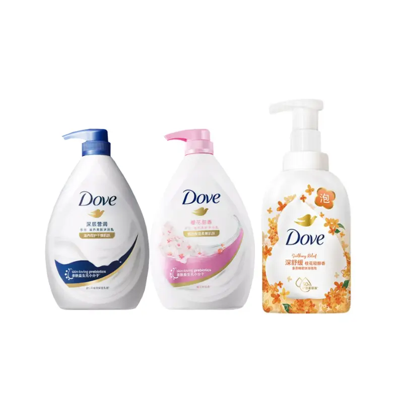 

Средство для душа ароматизированное очищающее cherry blossom 730g+730g+730g Dove, Three-Piece Set: Deep Cleansing белый Shower Gel 680ml+Cherry Blossom Sweet Scent Shower Gel 680ml+Osmanthus Bubbles 400ml