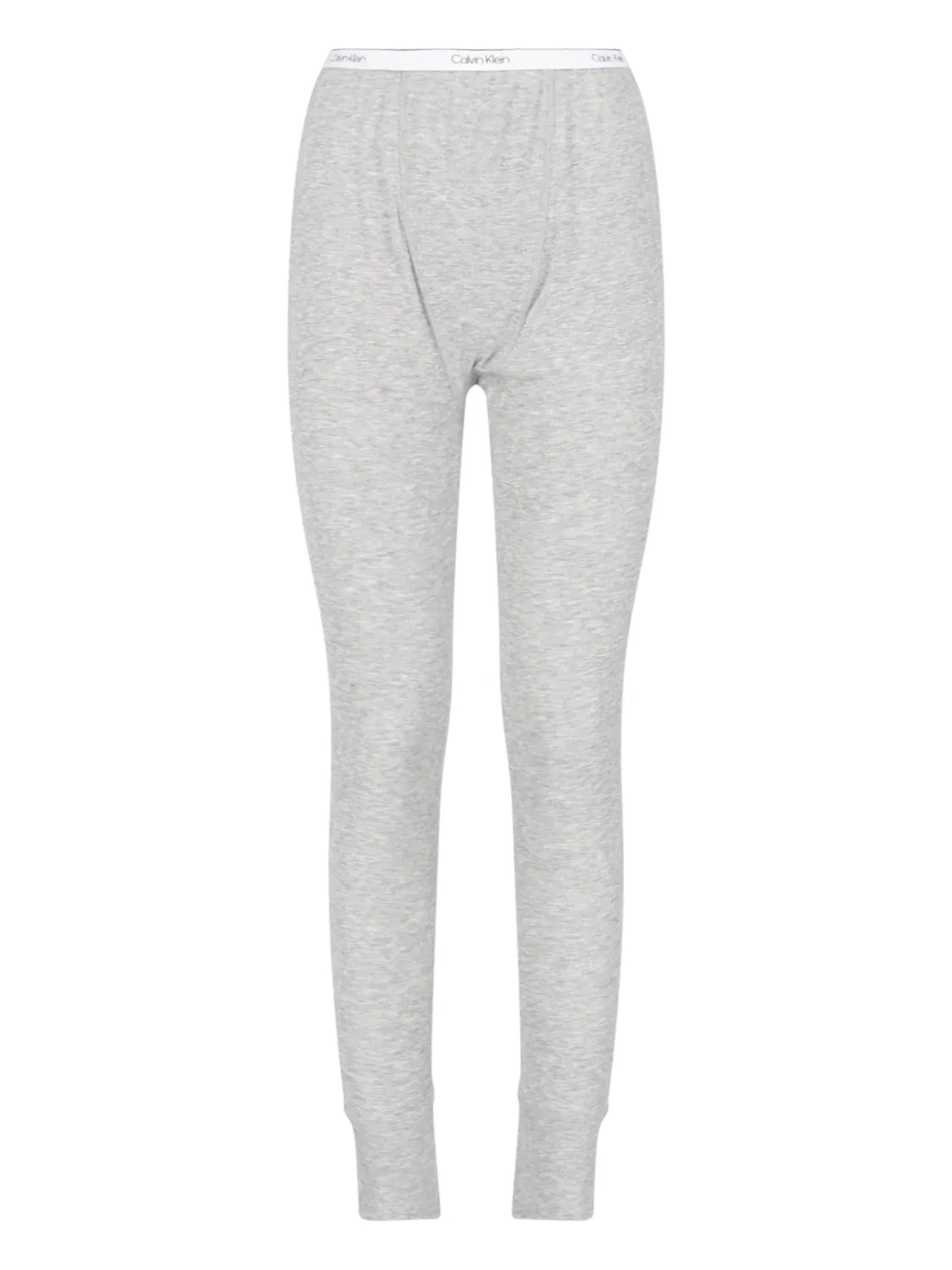 Серые зауженные брюки с эластичным поясом Calvin Klein, Grey