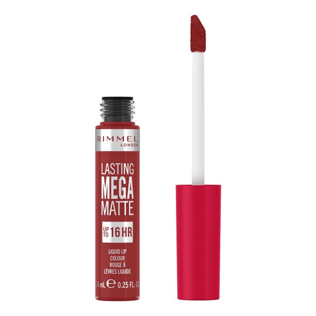 

Стойкая мегаматовая жидкая помада Rimmel, цвет 500 fire starter˙, 7,4 мл