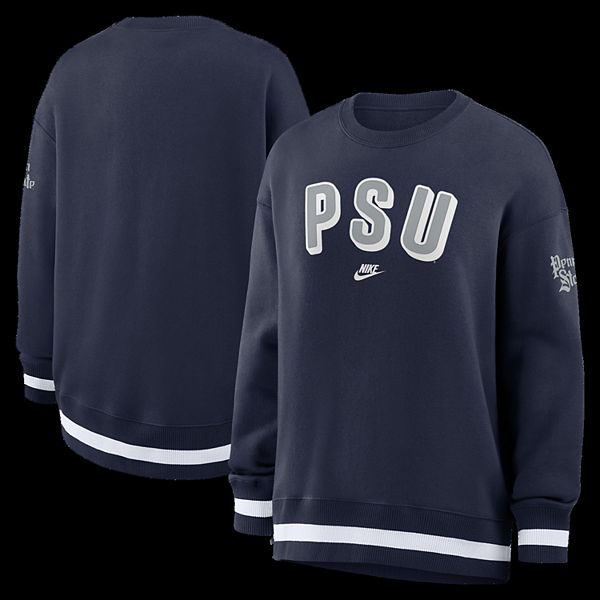 Женский свитшот Oversized Legacy Phoenix цвета navy с символикой Penn State Nittany Lions Nike
