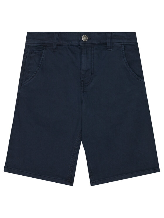 

Шорты из ткани обычного кроя 4QNJC903Q United Colors Of Benetton, синий
