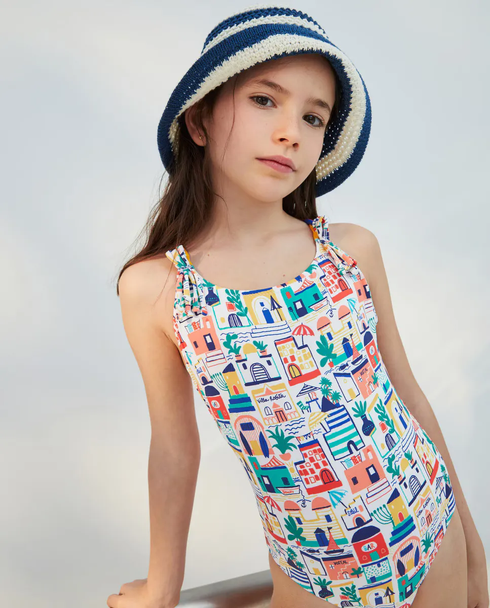 

Купальник для девочки из коллекции Riviera Kids El Corte Inglés, мультиколор