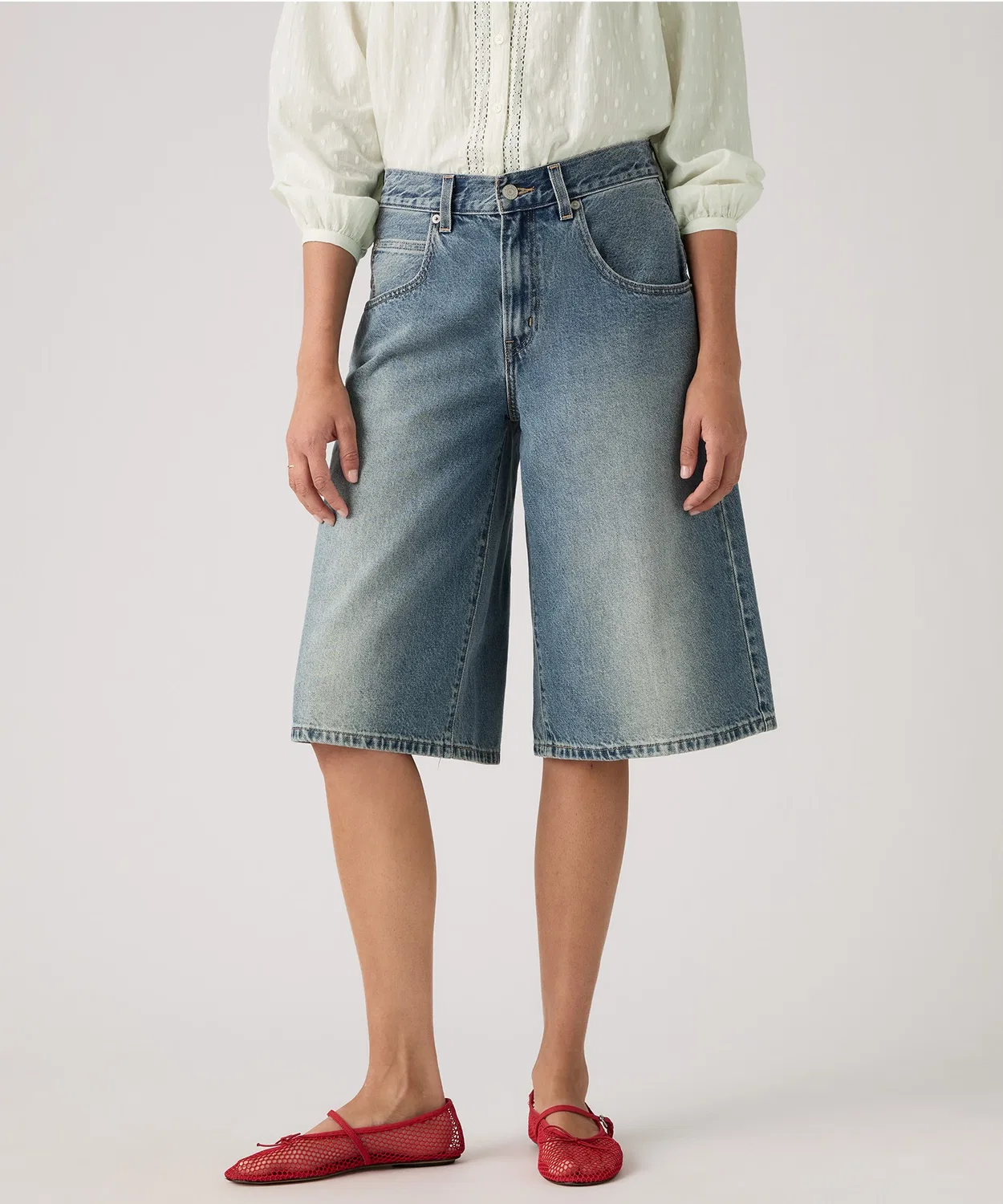 Джинсы Levi's супер-бэгги Джоутс, индиго-синий