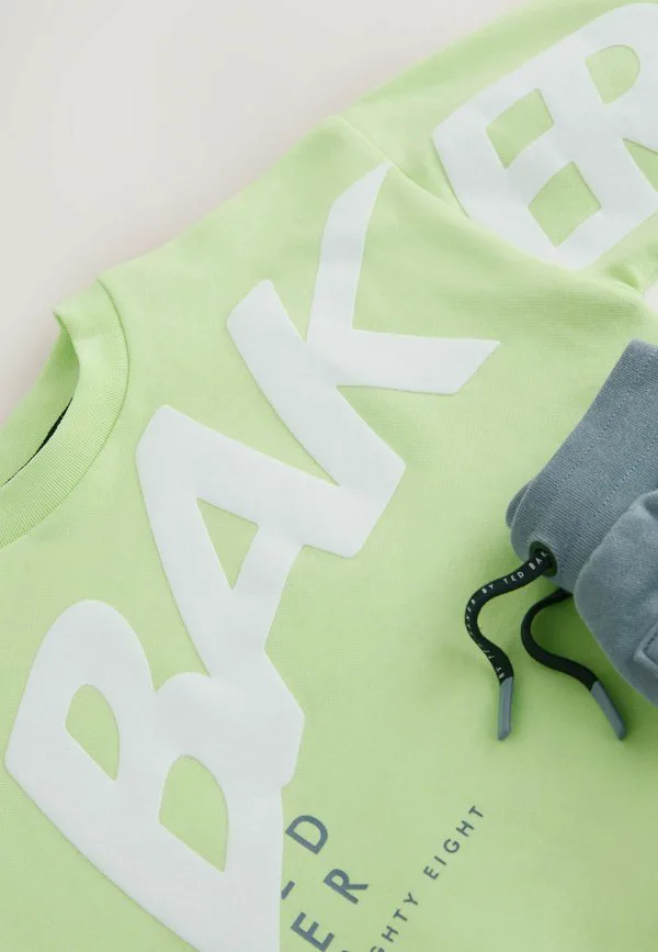 Спортивный костюм стандартного кроя Baker By Ted Baker, Lime Green Grey — фото 4