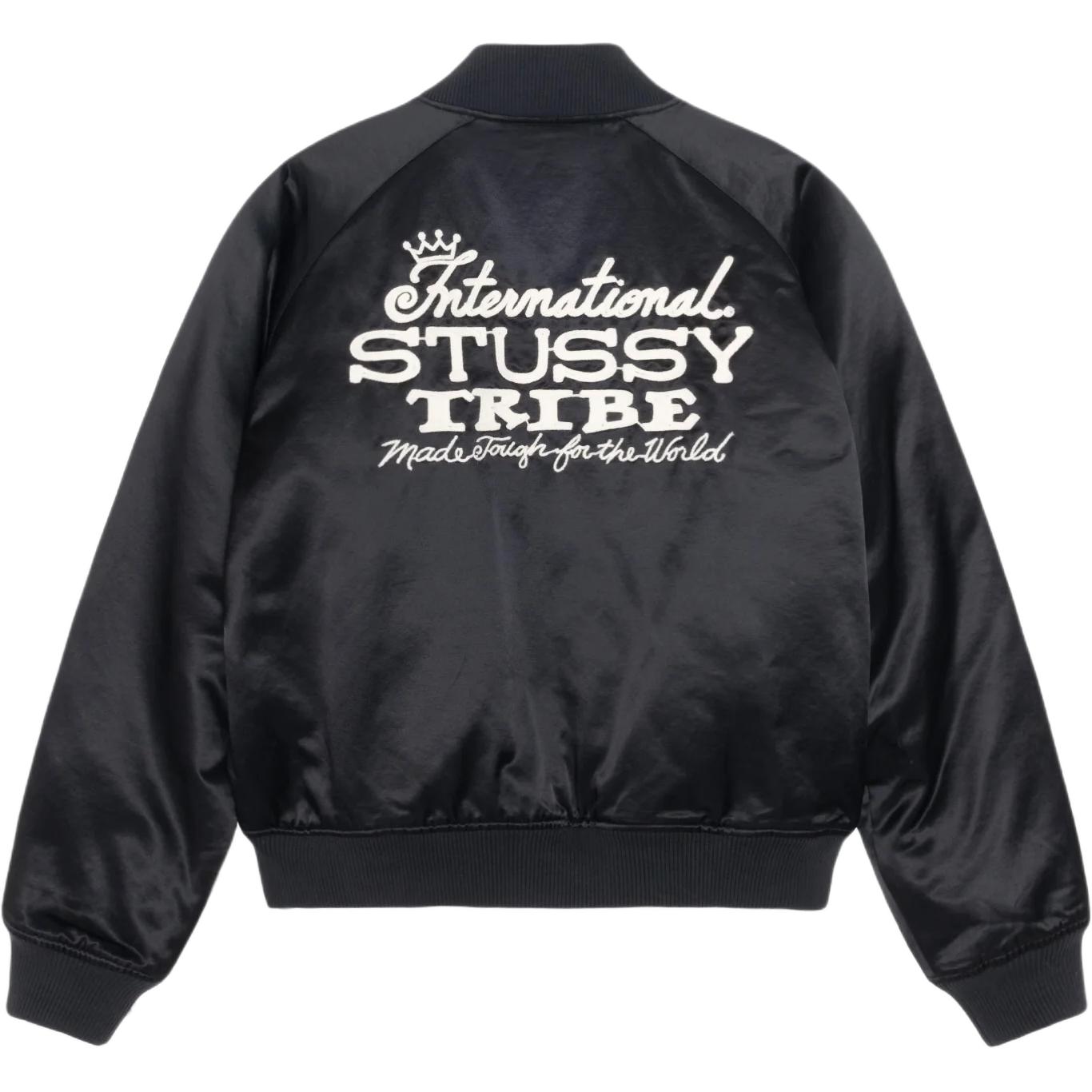 

Куртка осень 2024 года унисекс черного цвета Stussy