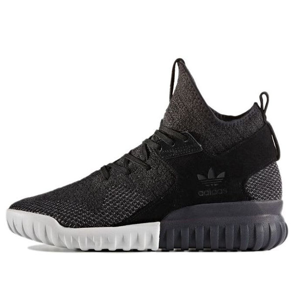 

Кроссовки Adidas Tubular X Primeknit 'Black White', черный