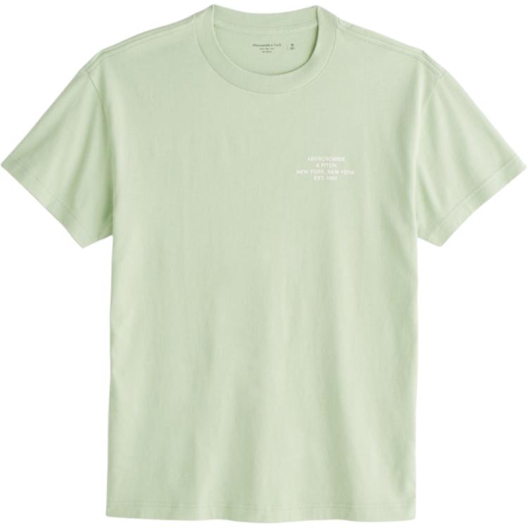 

Abercrombie＆Fitch Футболка мужская лаймового цвета Lime Green, Зеленый, Abercrombie＆Fitch Футболка мужская лаймового цвета Lime Green
