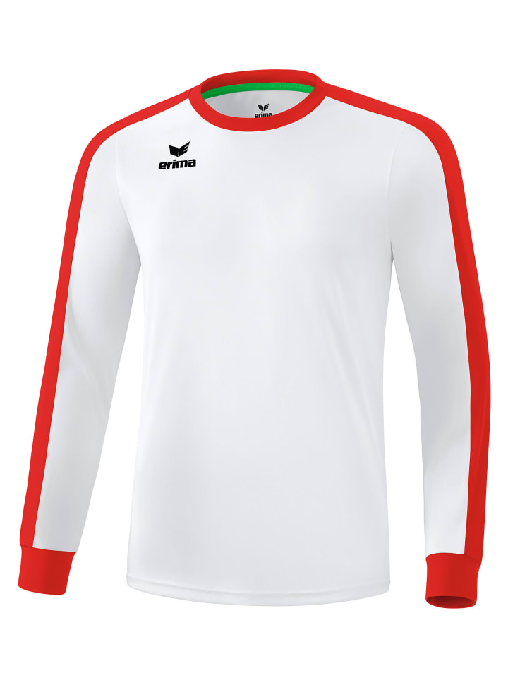 

Детская футболка Retro Star с длинными рукавами белого/красного цвета erima, Красный, Детская футболка Retro Star с длинными рукавами белого/красного цвета erima