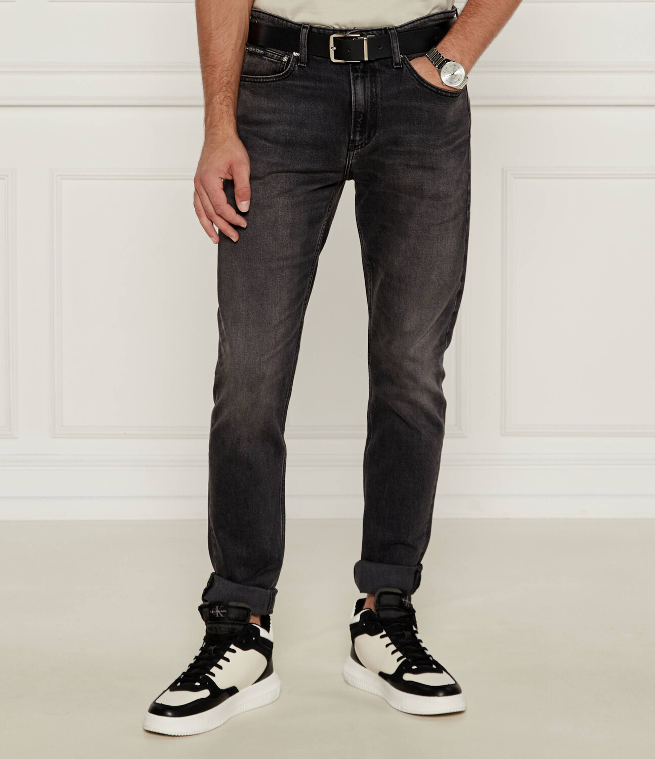

Джинсы CALVIN KLEIN JEANS Slim Fit, черный
