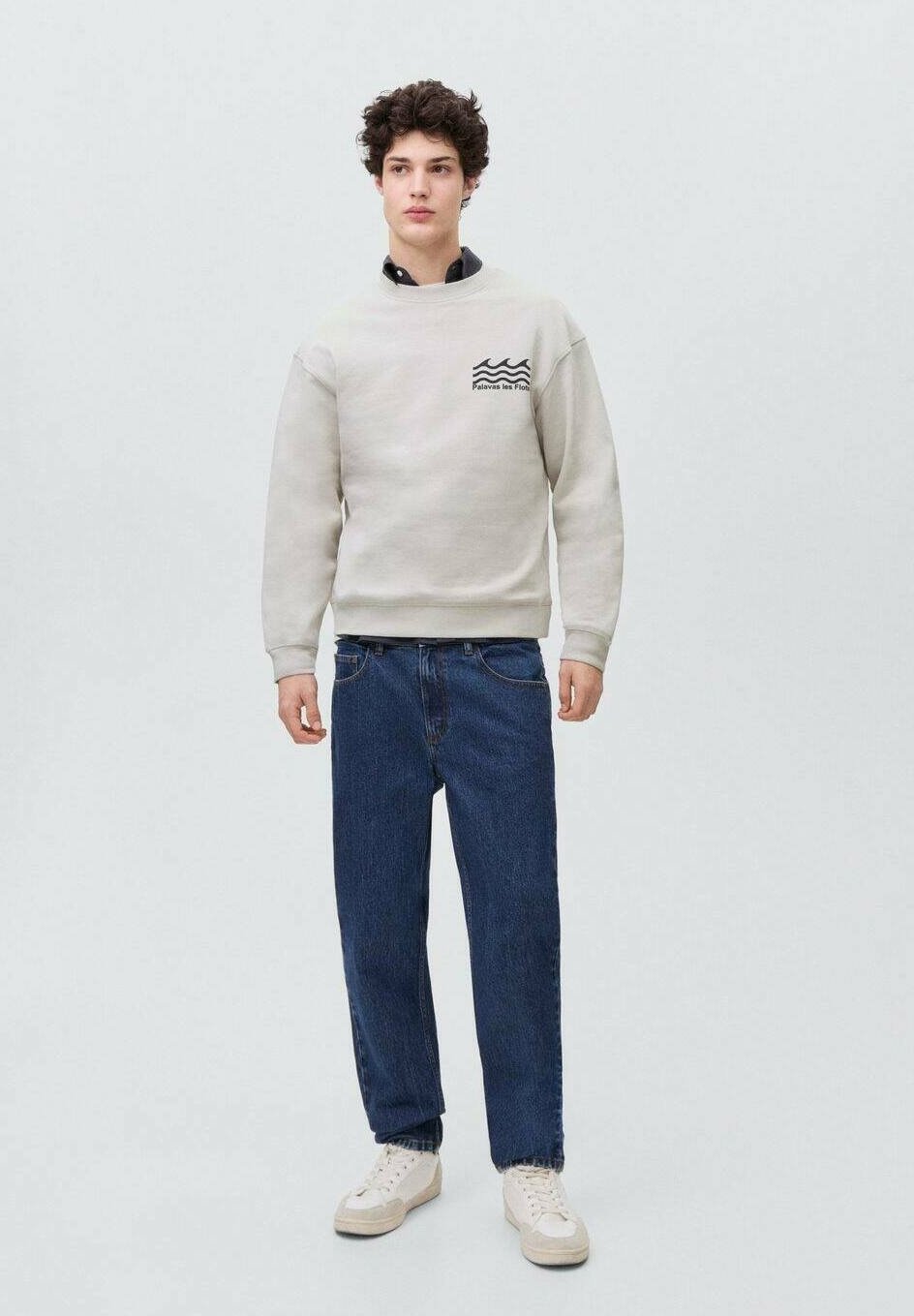 

Толстовка FOLLOW Mango Kids, серый