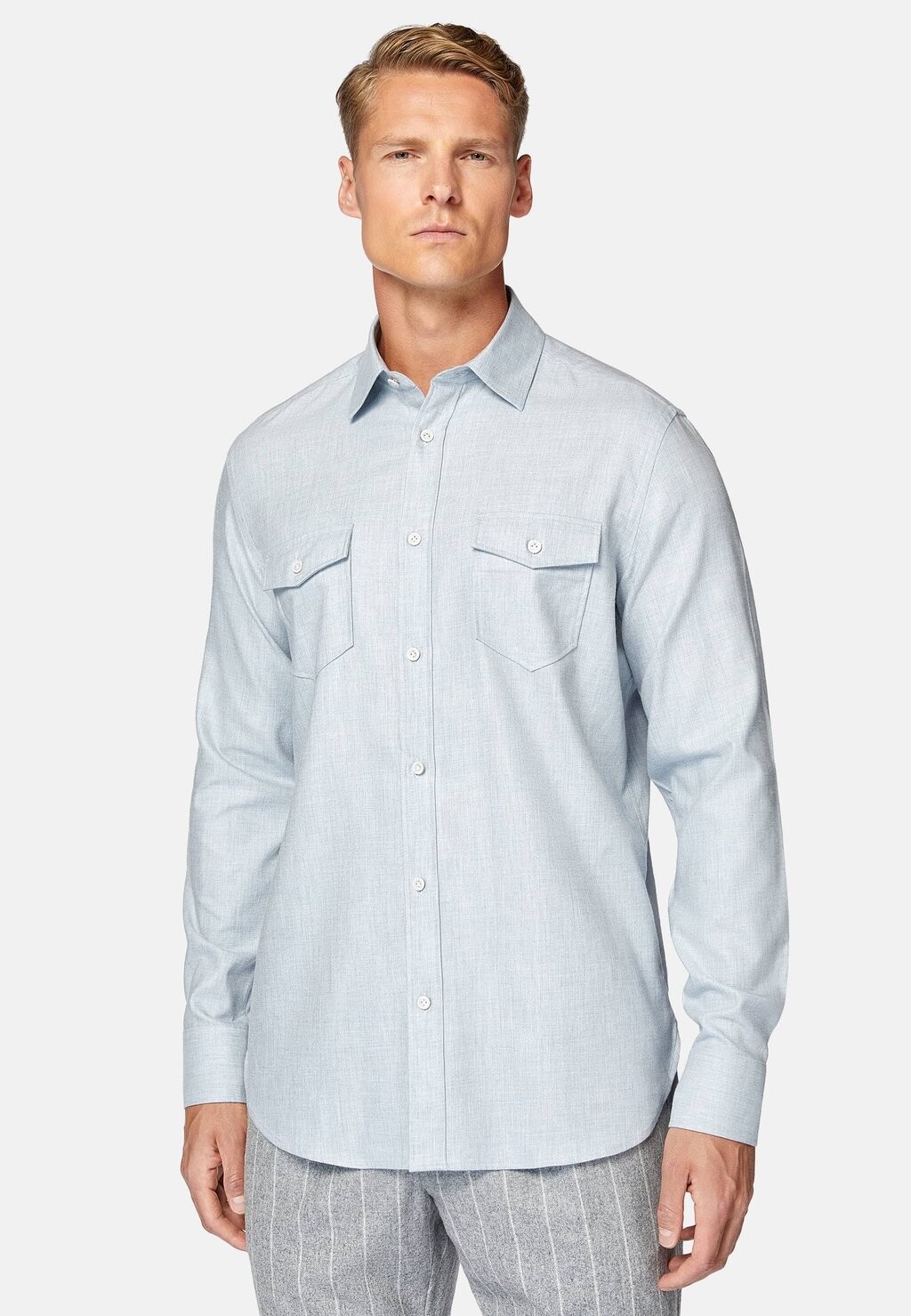 

Рубашка REGULAR FIT Boggi Milano, светло-голубой