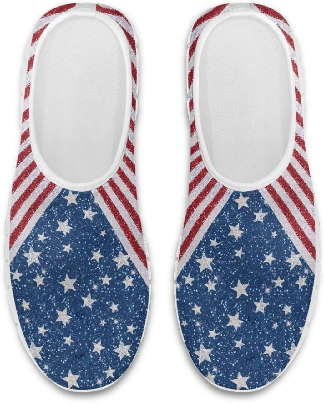 

Кроссовки Chaqlinс перфорацией с американским флагом, унисекс, America Flag Print