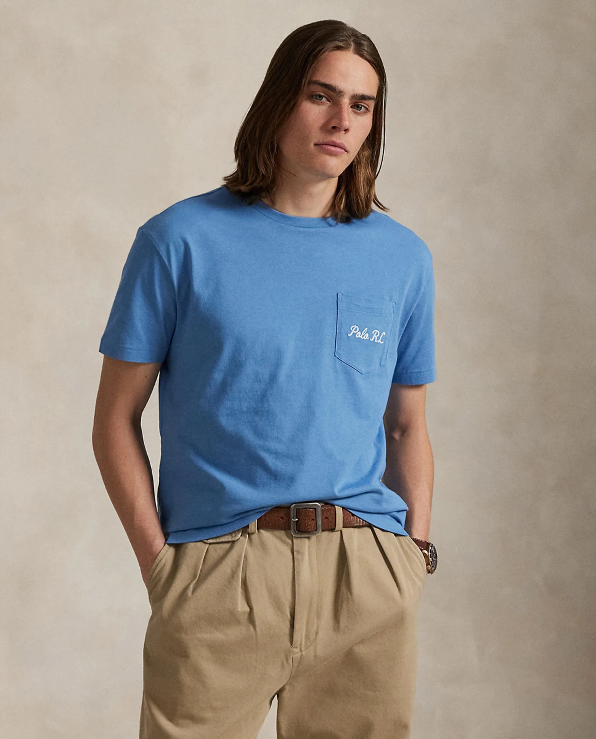 

Мужская футболка с медведем Polo Polo Ralph Lauren, голубой