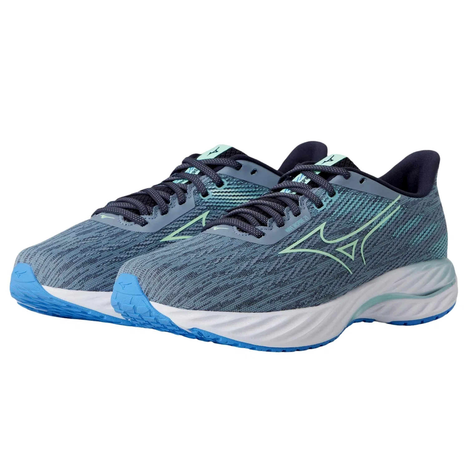 Мужские кроссовки Mizuno Wave Inspire 21 Tradewinds / Neo Mint J1GC254501 — фото 4