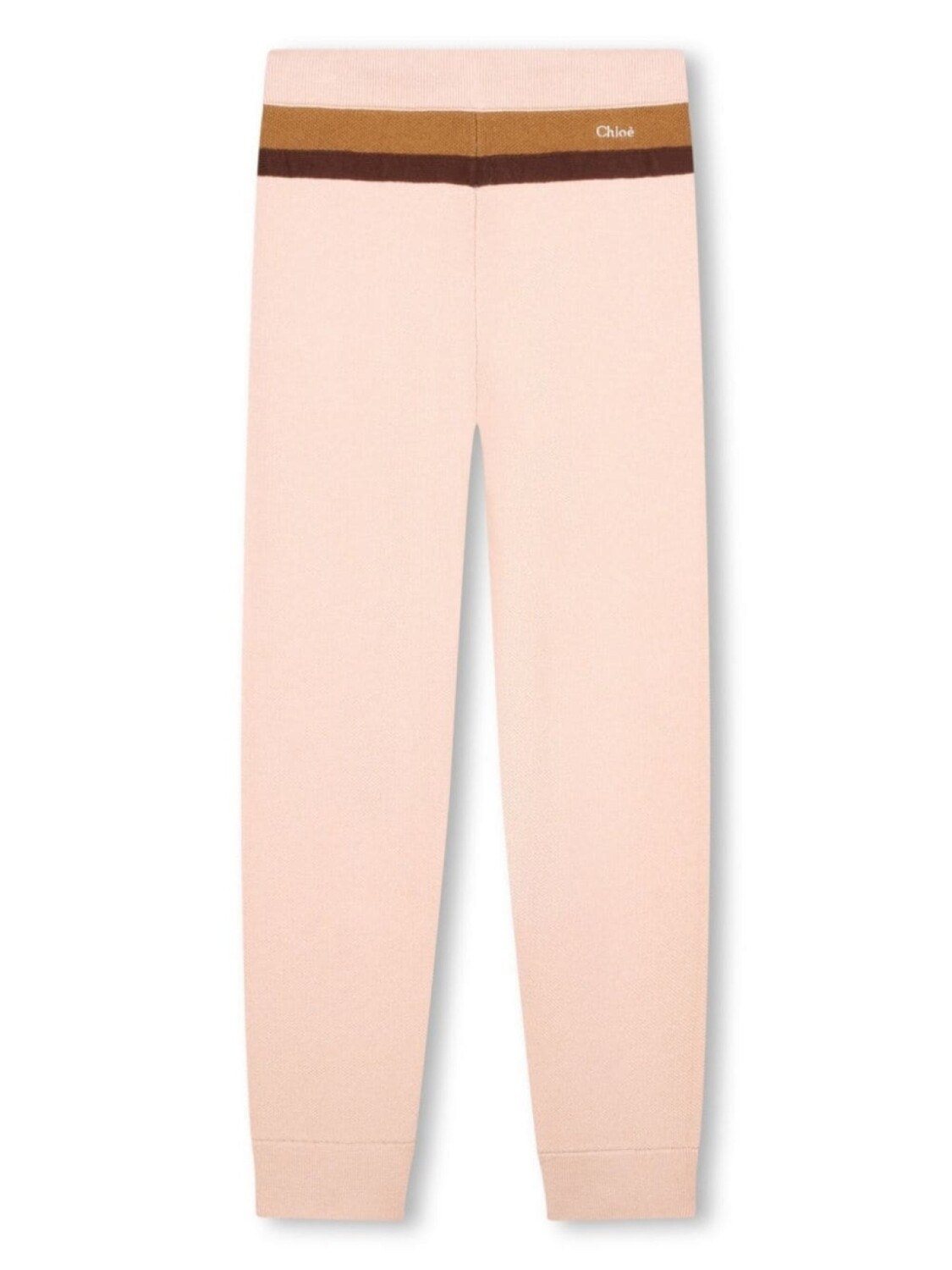 Chloé Kids спортивные брюки с кулиской, розовый — фото 2