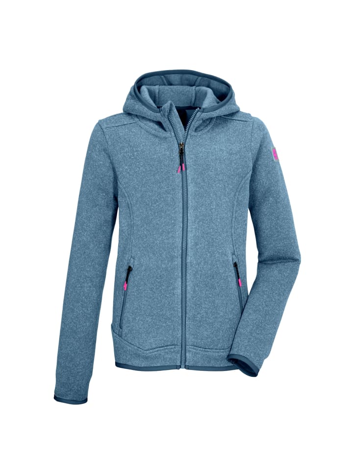 

Killtec вязаная флисовая куртка синего цвета