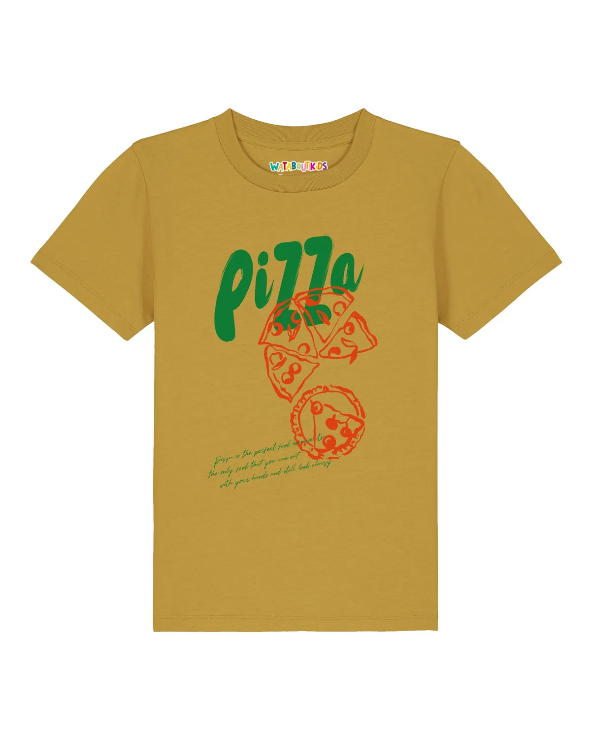 Футболка 'Pizza' Watabout.Kids, Yellow