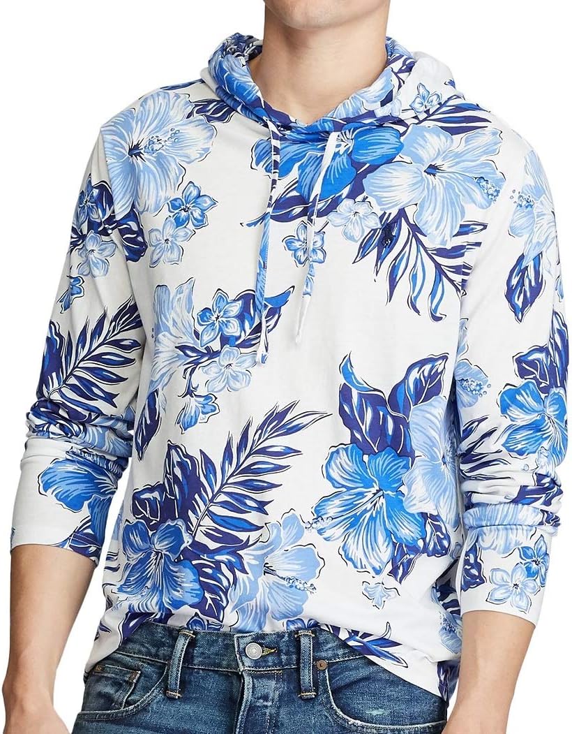 

Толстовка Polo Ralph Lauren Men's Floral Cotton Jersey Hooded T-Shirt Hoodie, Vintage Hibiscus