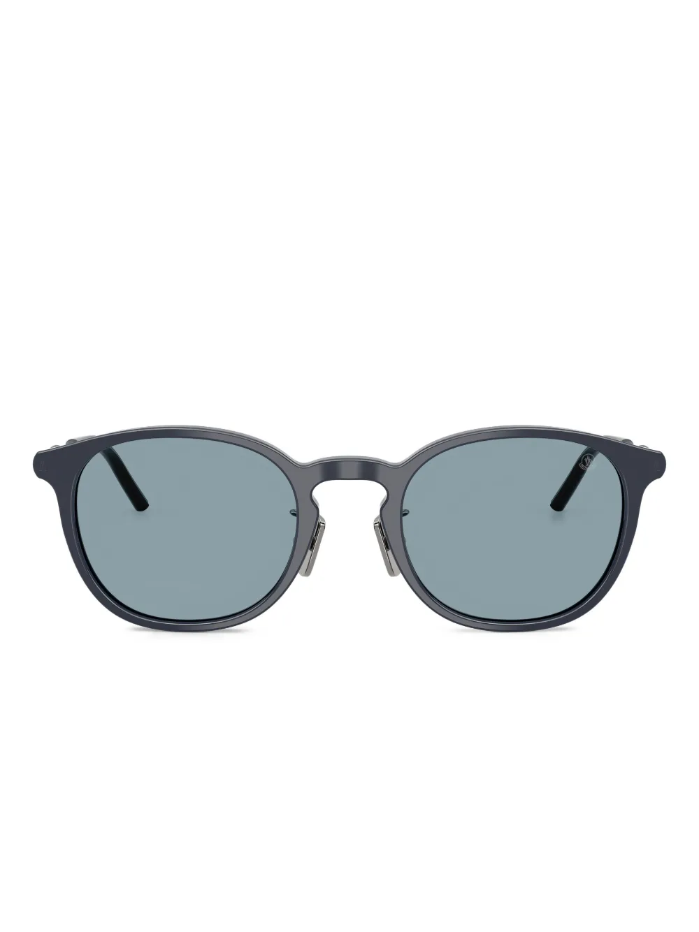 

Солнцезащитные очки в круглой оправе Moncler Eyewear, синий