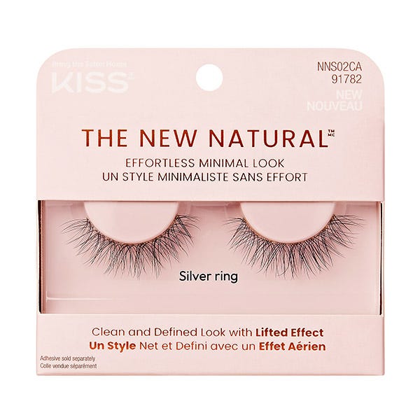 

Новые натуральные серебряные накладные ресницы KISS