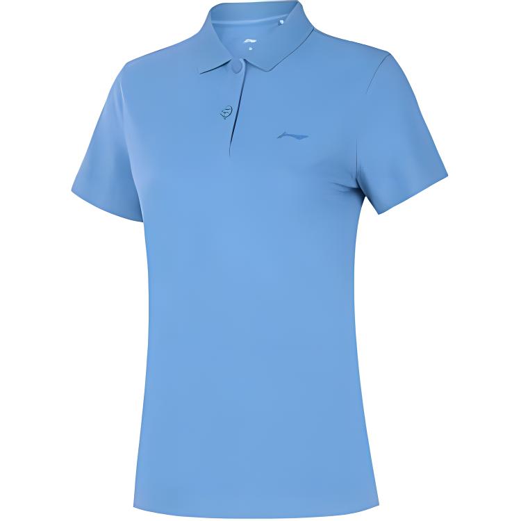 

LINING Футболка поло мужская Paris Blue, Синий, LINING Футболка поло мужская Paris Blue