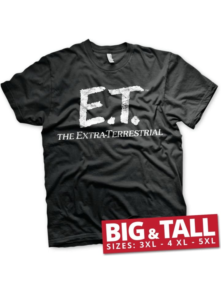 

E.T. Черная футболка, Черный, E.T. Черная футболка