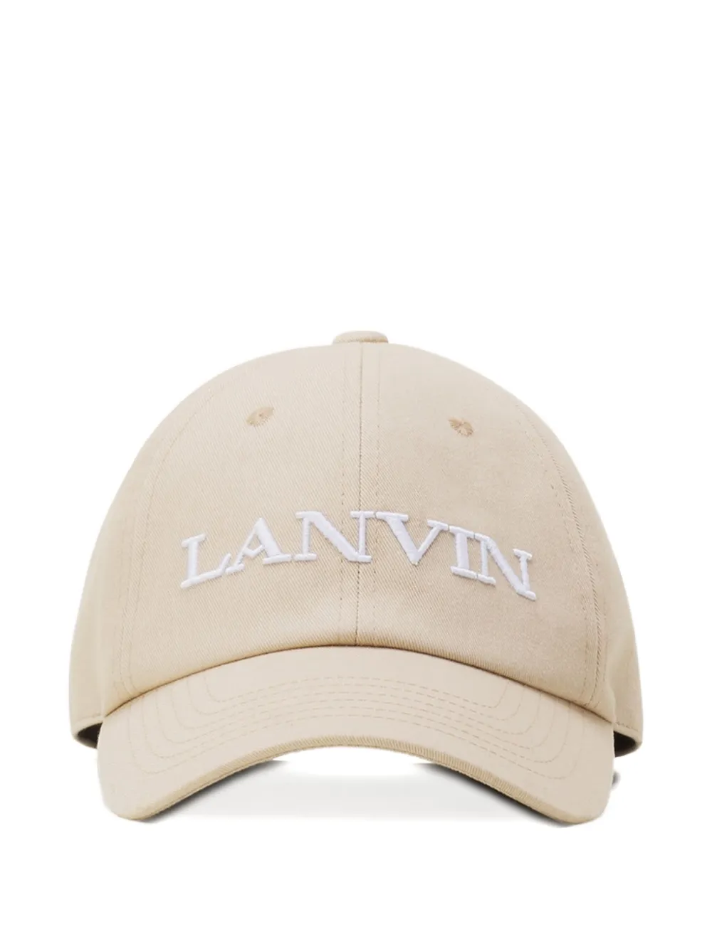 

Бейсболка с вышитым логотипом Lanvin, бежевый