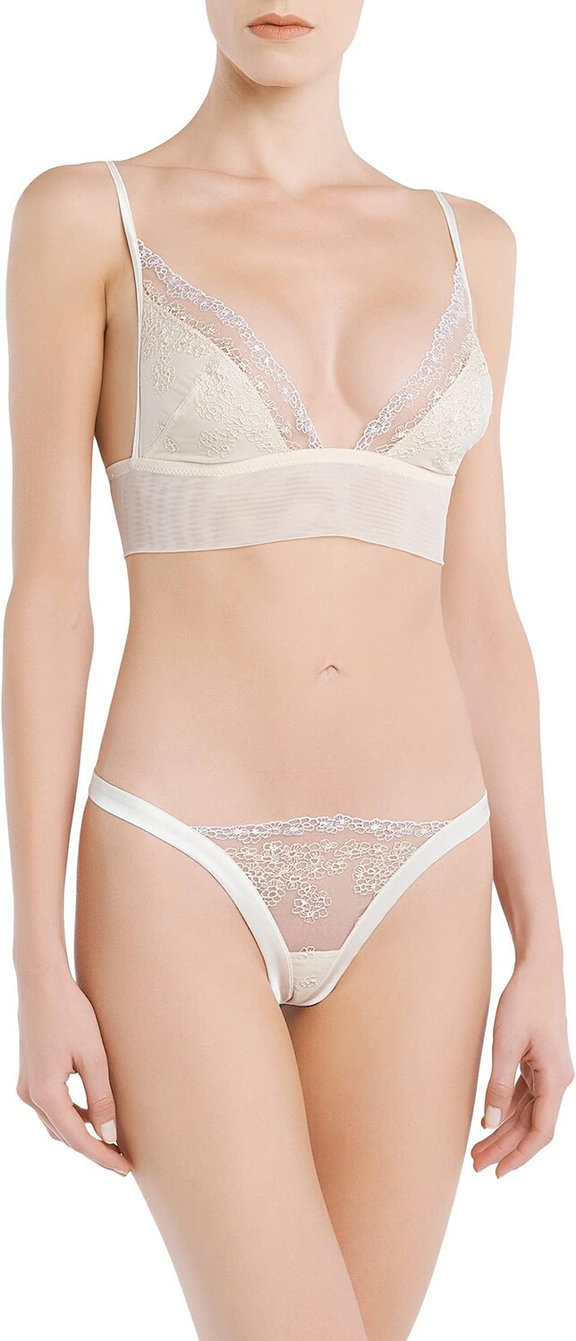 

Бюстгальтер La Perla NY Outset Bralette No Wire No Pads, цвет Alabaster/Off-White