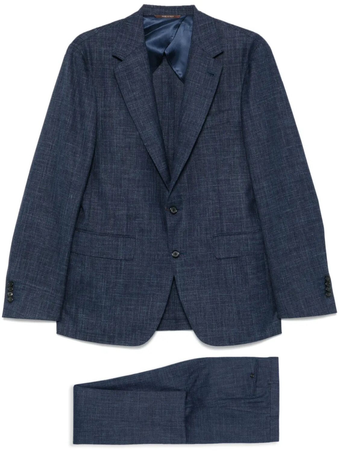 

Canali костюм с однобортным пиджаком, синий