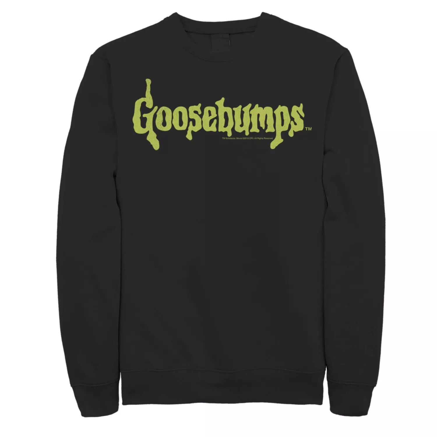 

Мужской свитшот с рваным логотипом Goosebumps Vintage Licensed Character