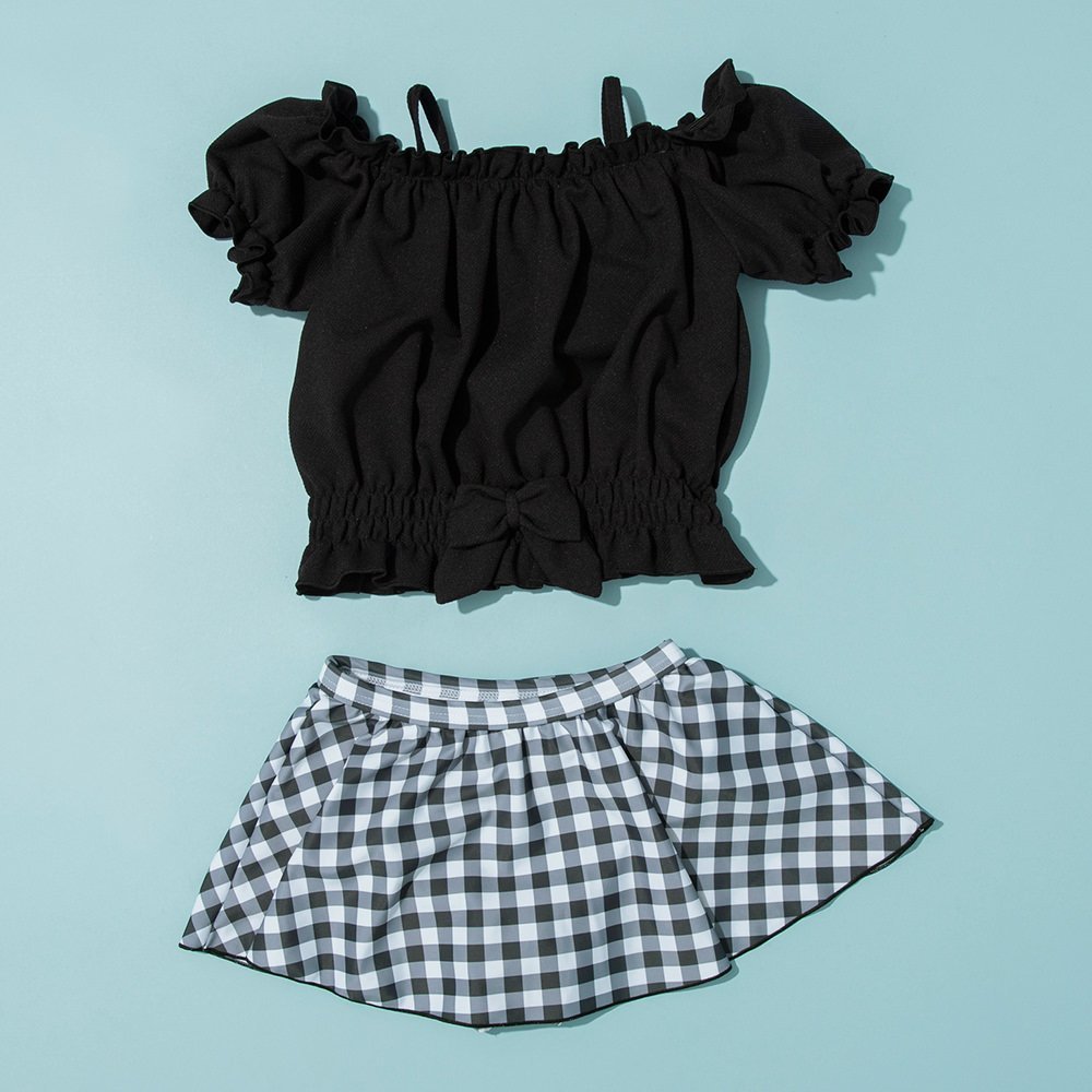 Купальник Танкини с пышными рукавами Branshes, black