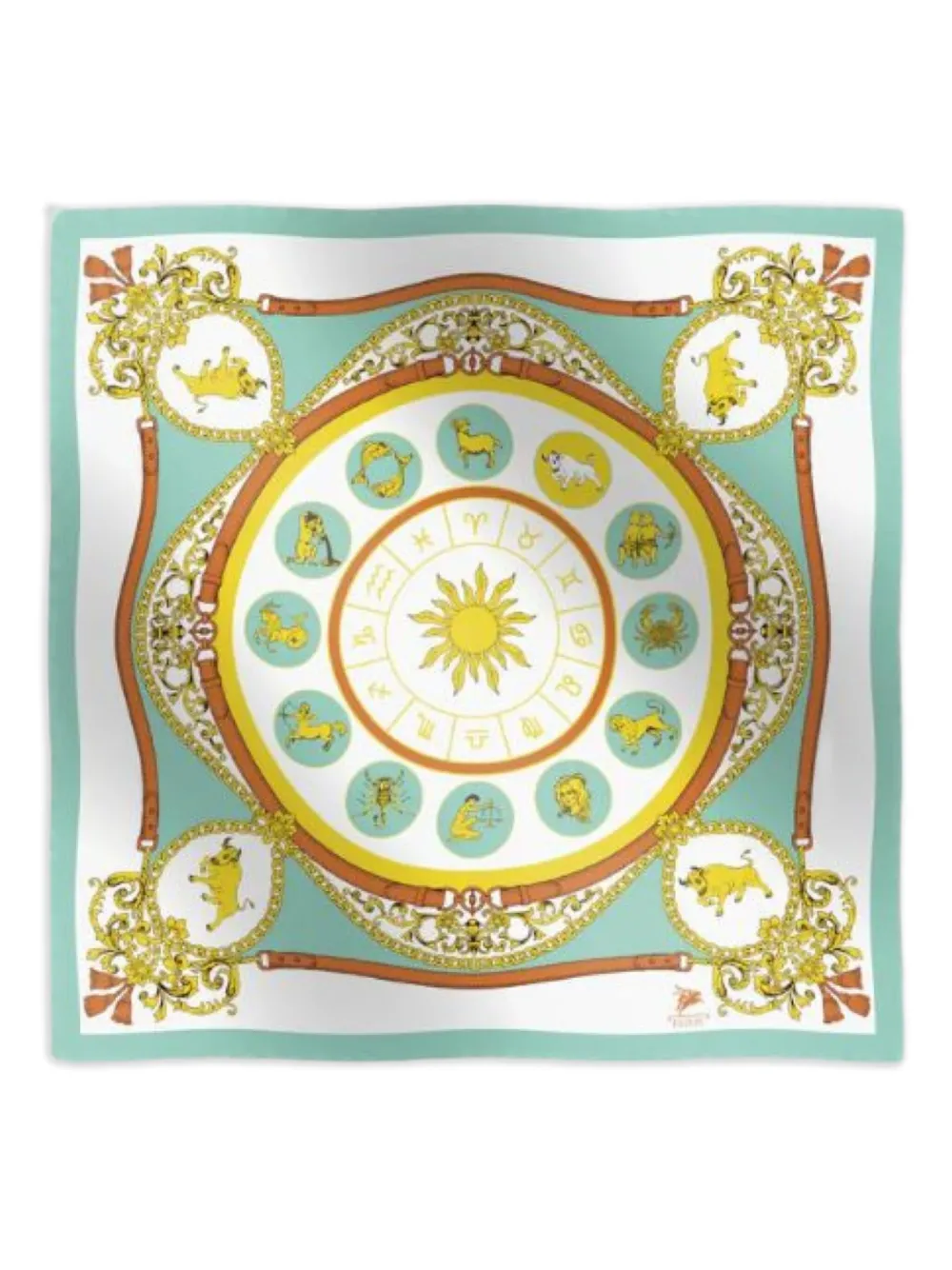 

Шарф с принтом Elios Milano, зеленый