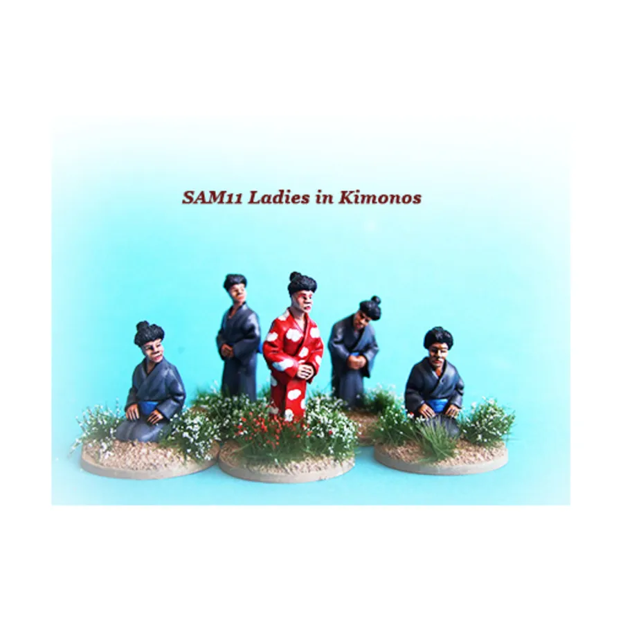 

Дамы в кимоно, Samurai - 16th Century (28mm)