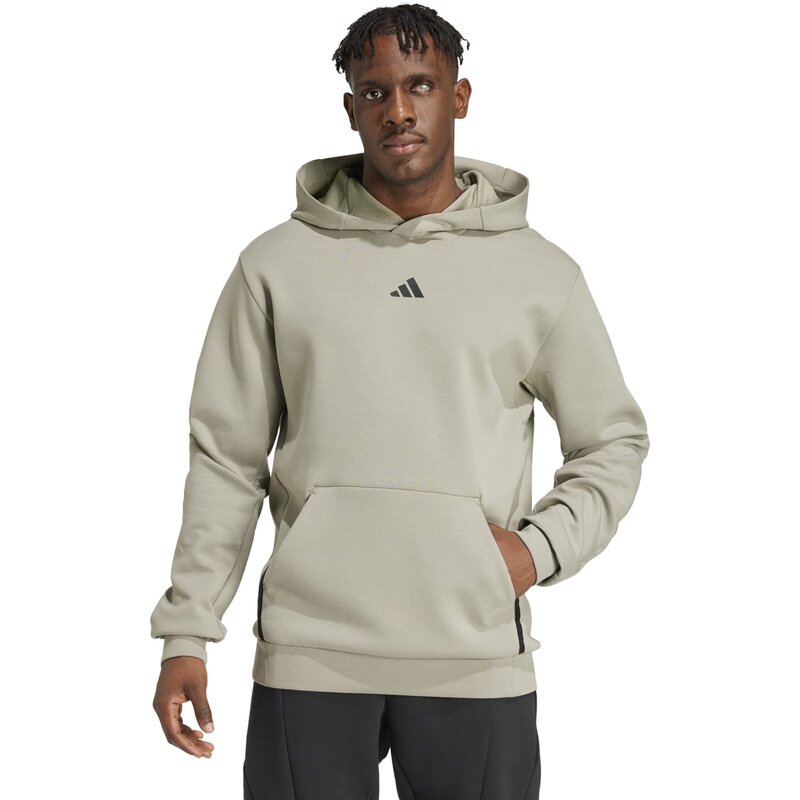 Толстовка с капюшоном, предназначенная для тренировок Adidas, цвет silpeb — фото 2