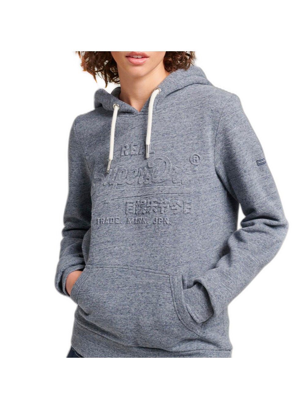 

Толстовка с графическим рисунком Superdry, серый